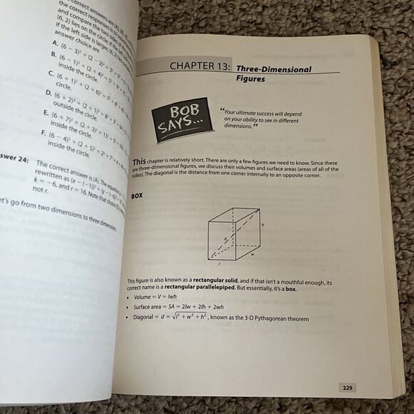 Bob Miller's Math for the New GRE Test Preparation 3rd Edition Paperback - Picture 6 of 8